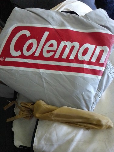 Coleman 1 Grey Sunwall to fit Fast Pitch Dome . Never Used In Carry Bag. Logo - Picture 5 of 5