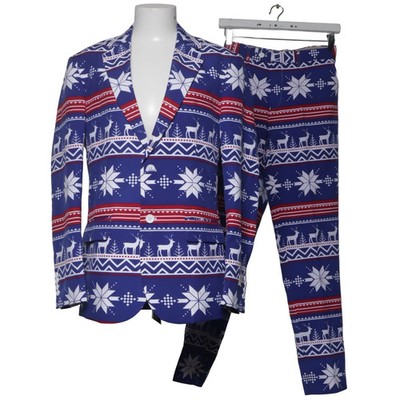 Opposuits, Anzug, Größe: 38, Polyester, Blau/Rot/Weiß, Sonstiges #jZt