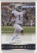 2021 Leaf Ultimate Draft Silver Spectrum 12/15 Pooka Williams Jr Auto 0bz