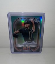 2021 Bowman Chrome AJ Puk Bowman Scouts Top 100 Aqua /125 #BTP-60 Diamondbacks