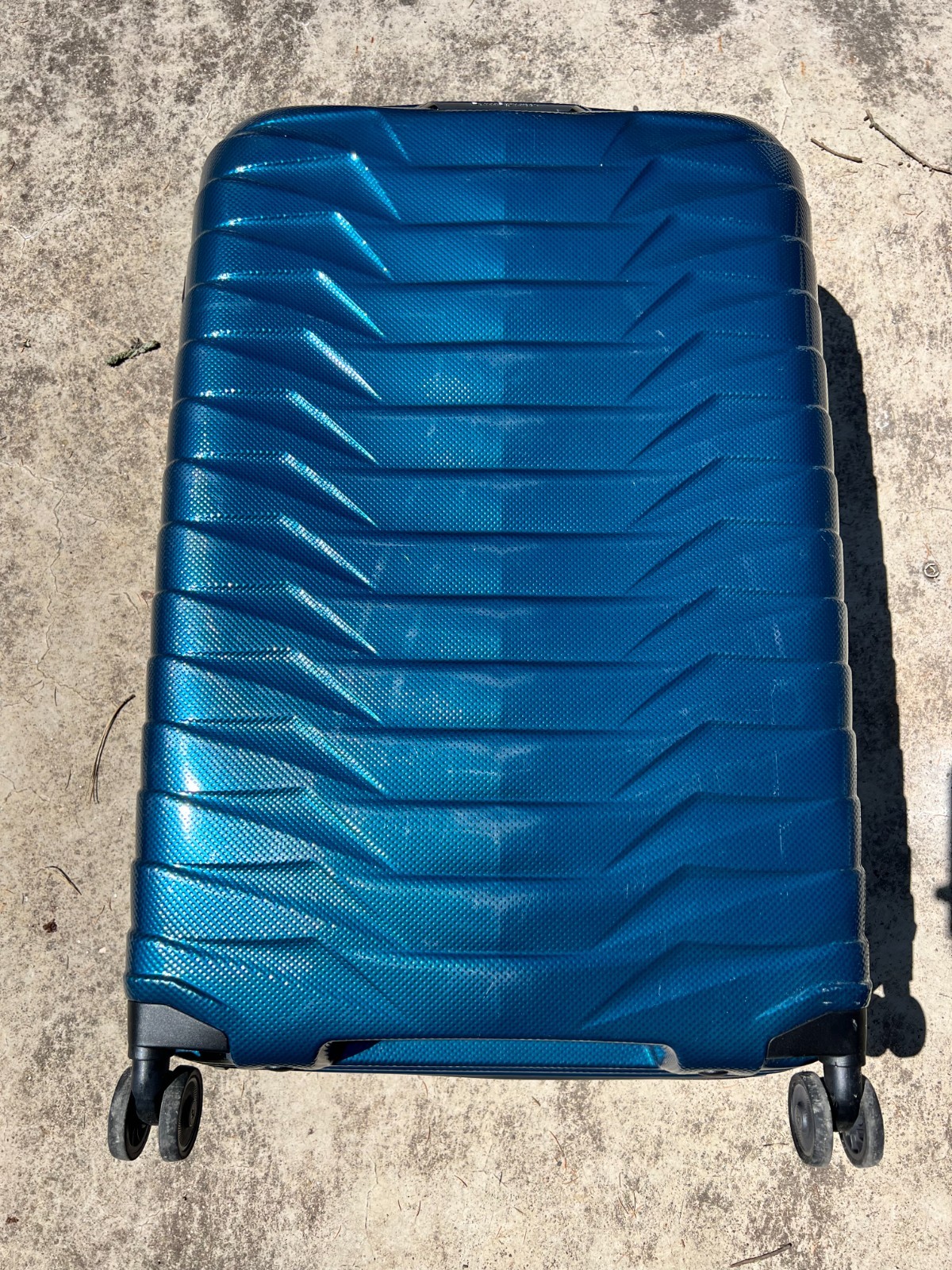 Valise Samsonite Long Séjour 98L – Bleu Pétrole – Ultra résistante Roxkin Proxis