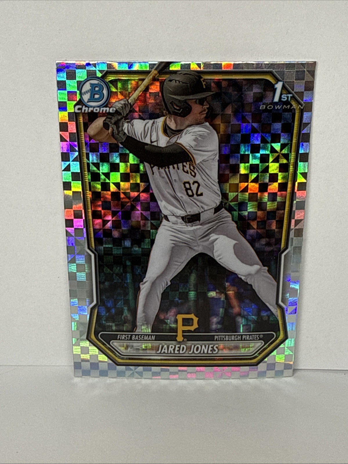 JARED JONES X-FRACTOR Refractor 2026 1st Bowman Chrome PIRATES #BCP-6