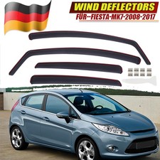 Windabweiser Regenabweiser Passend Für Ford Fiesta 2008 2009-2017 5-Türer 4-Tlg