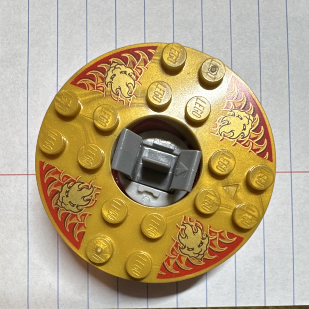 LEGO Ninjago Dx Kai Spinner red and gold | eBay