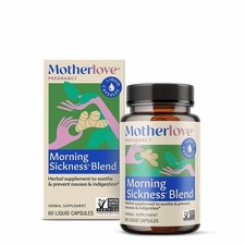 Motherlove Morning Sickness Blend 60 Liquid caps Herbal Supplement for Morning