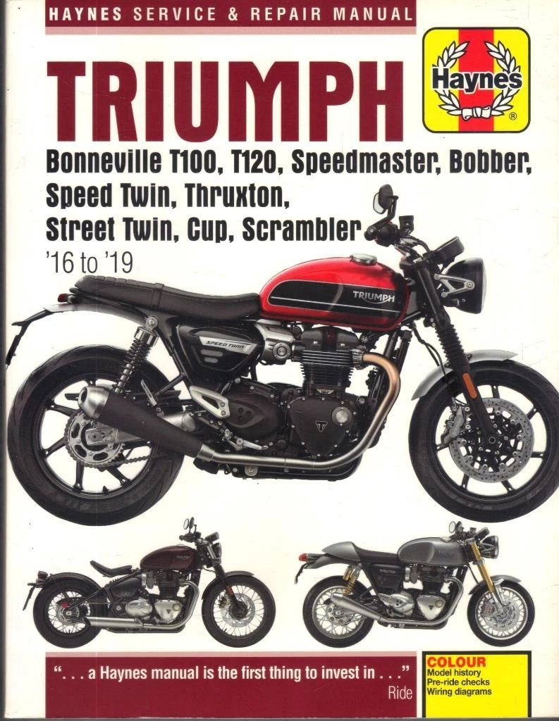 Triumph Bonneville Haynes Motorcycle Repair Manuals & Literature
