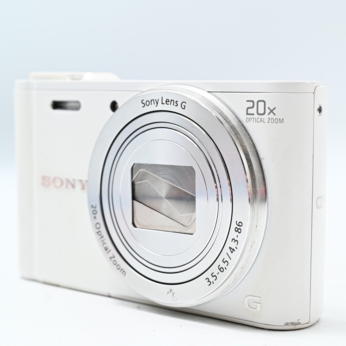 SONY Cyber Shot DSC-WX300 White Digital Camera 20x Zoom 18.2MP