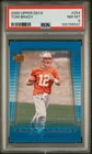 2000 UPPER DECK #254 TOM BRADY ROOKIE RC PSA 8