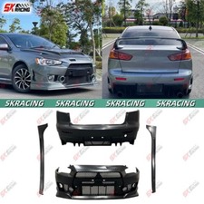 Fits Mitsubishi Lancer 08-15 Unpainted Pp Front Rear Bumper Side Skirts Bodykits Fits Mitsubishi Lancer 08-15 Unpainted Pp Front Rear Bumper Side Skirts Bodykits