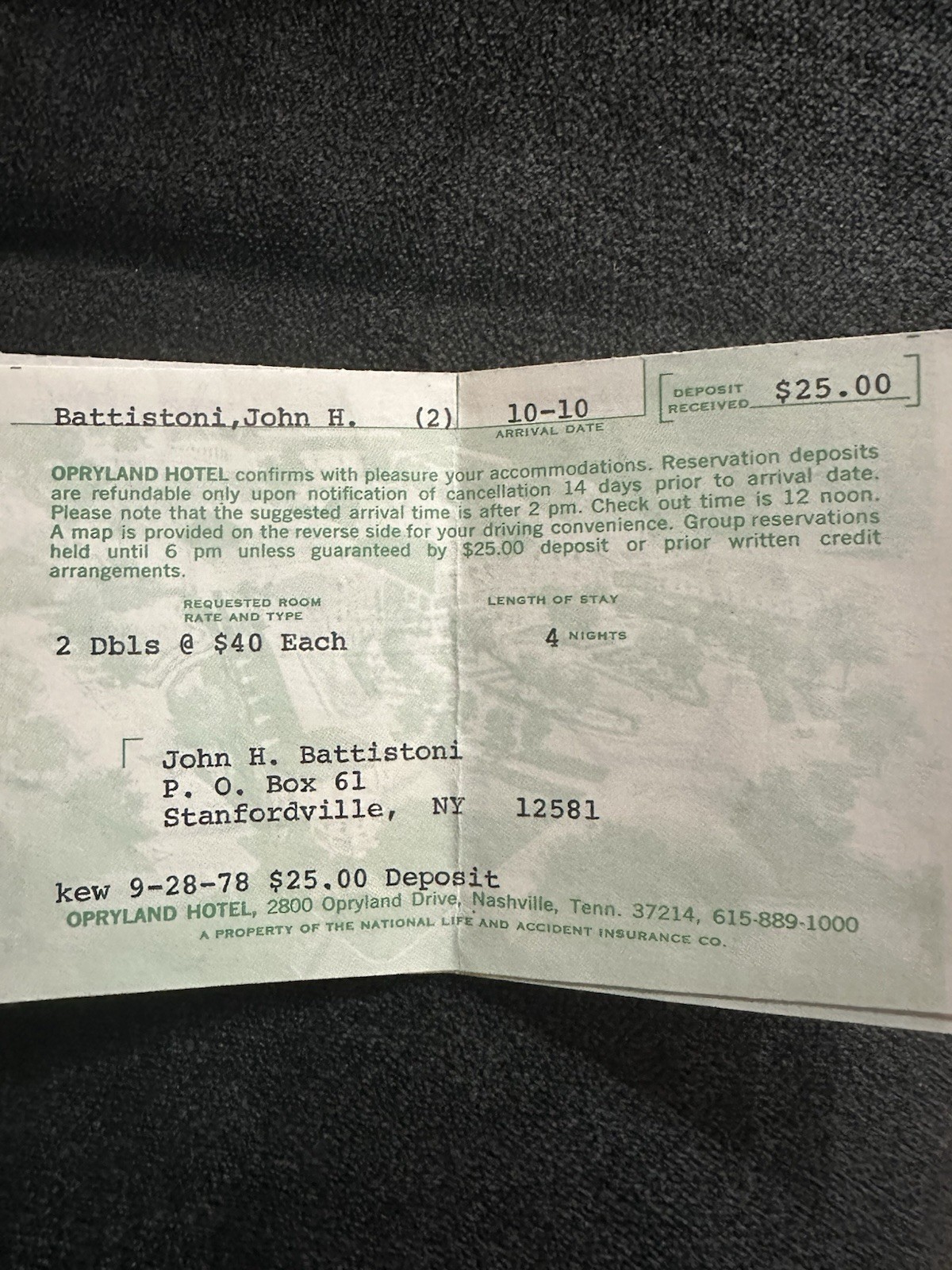 Vintage 1978 Opryland Ephemera Lot Tourist Souvenir Ticket Stubs Postcards Rare