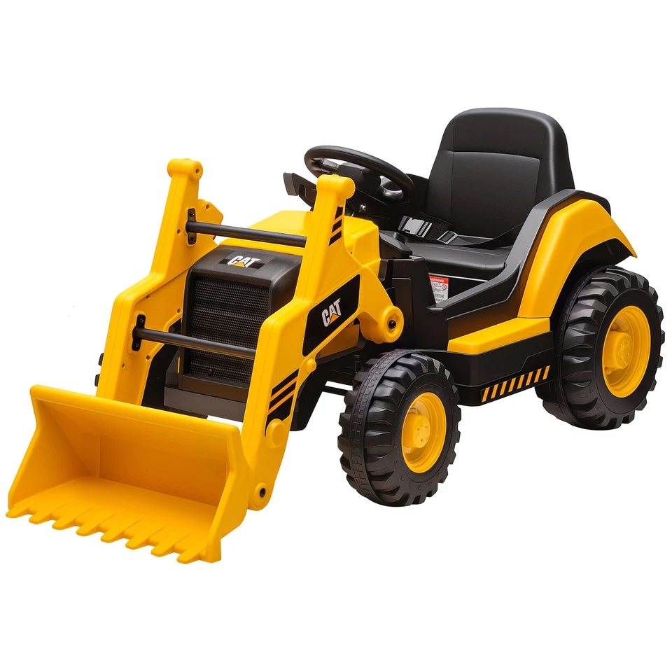 AIYAPLAY Ruspa per Bambini Elettrica 3-6 Anni Caterpillar 12V con Telecomando