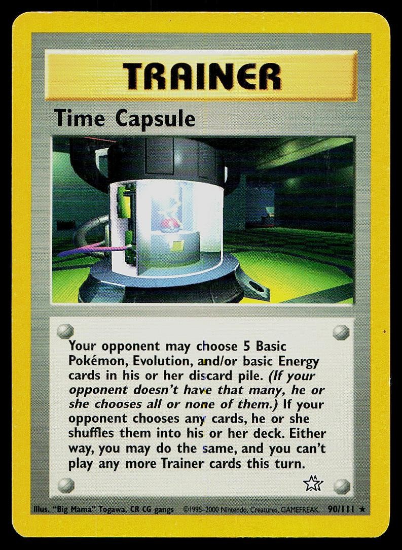 Pokemon Card Neo Genesis Time Capsule 90/111 Rare