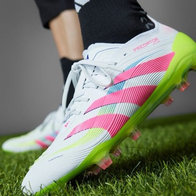 Adidas Predator Elite FG Soccer Cleats Men's 4.5 White Lucid Pink