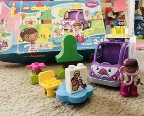 Disney Lego Duplo 10605 Doc McStuffins Rosie the Ambulance Complete Set With Box