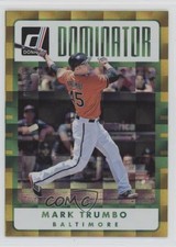 2017 Panini Donruss Dominators Gold 50/99 Mark Trumbo #D-7 6k2