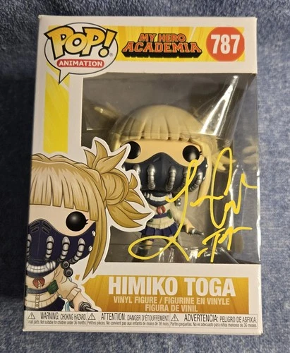 MY HERO ACADEMIA - HIMIKO TOGA - #787 - FUNKO POP - SIGNED BY LEAH CLARK - JSA