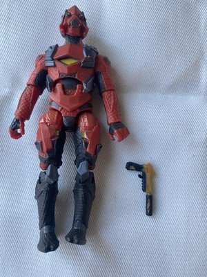 FORTNITE VERTEX 4'' Action Figure Red Black VGC Video Game Toy Jazwares Gun Kids