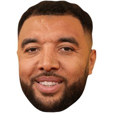 Troy Deeney Beard Celebrity Mask, Flat Card Face, Fancy Dress Mask