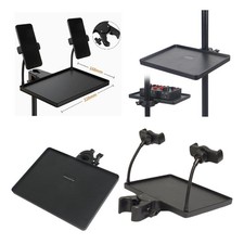 Sound Card Tray Microphone Stand Tray Microphone Tray with Clamp