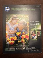 HP Everyday 50 sheet Letter 8.5 x 11-Inch Glossy Photo Paper