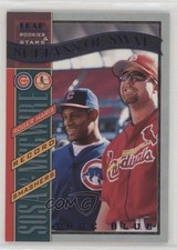 1998 Leaf Rookies & Stars Sultans of Swat True Blue Sammy Sosa Mark McGwire 10pr