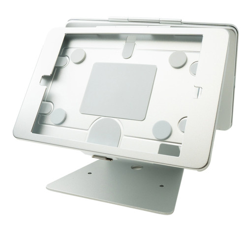 Supporto da Tavolo Doppio Supporto 360° Chiudibile per iPad Pro 10,5" (2017) in Grigio - Foto 3 di 5
