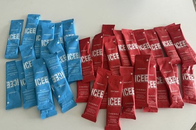 ICEE Hydration Electrolyte Drink Mix 10 Blue Raspberry & 90 Cherry =100 Pack