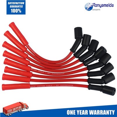 High Performance JDMSPEED Spark Plug Wires Street Fire For Chevrolet 4.8 5.3 6.0