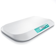 MyBeo Babywaage | Wiegefl&auml;che 54 x 26 cm | 50 g bis 20 kg | 5 Gramm Genauigkeit
