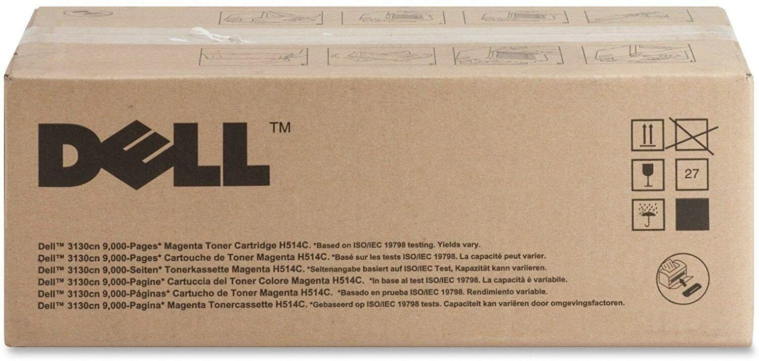 Toner Dell H514C magenta d'origine pour éviter les pannes sur Dell 3130cn