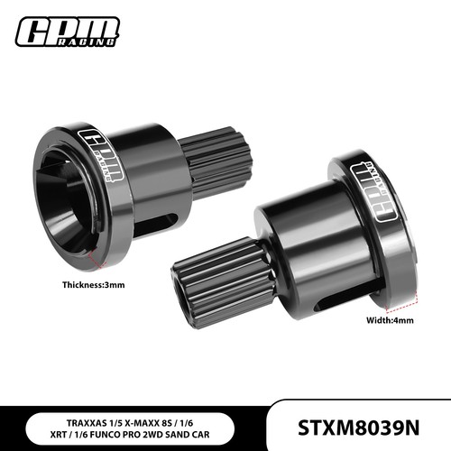 GPM Carbon Steel Front/Rear Diff Outdrive Cup TRAXXAS 1/6 Funco Pro Sand Car 8S - Picture 5 of 5