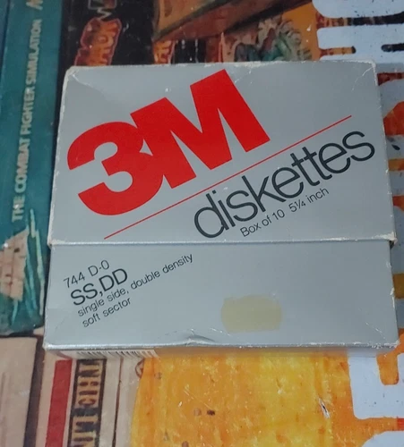 14x Disketten Sony SS, DD Leerdisketten (Commodore 64 in 3M Box) 8-bit