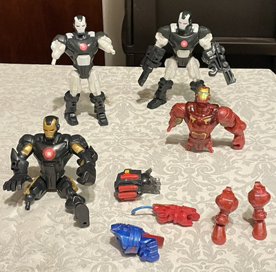 2014 Marvel Super Hero Mashers Lot ~ Figures & Parts