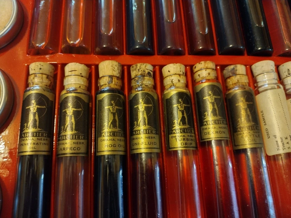 Archer масло продавец образец полный в футляре - Изображение 3 из 4