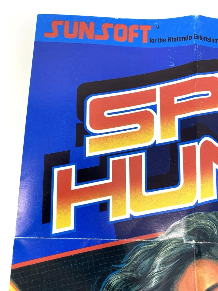 Spy Hunter/SkyKid NES Paquete Original Póster/Inserto Nintendo Sunsoft Foto 2 de 4