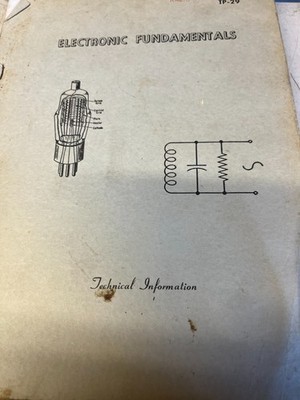 ELECTRONIC FUNDAMENTALS TECHNICAL INFORMATION