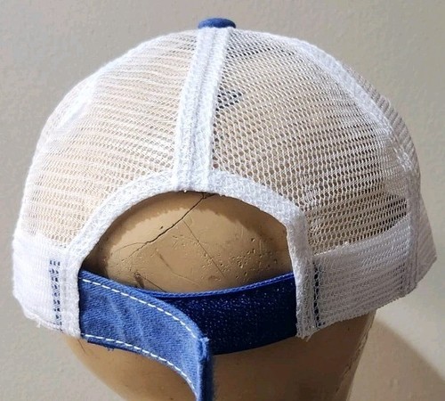 Philadelphia Phillies Phanatic Distressed Cap Royal Blue & White Mesh HAT - Picture 14 of 17