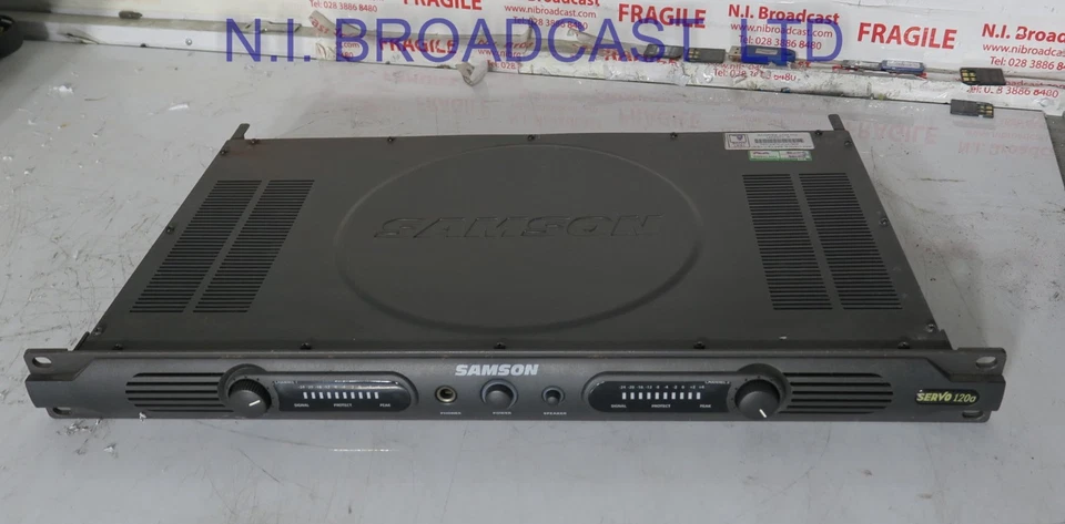 1x Samson servo120ae 120watt 2 channel amplifier - Изображение 2 из 4