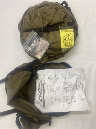 USMC Catoma Bettnetz USGI Einmannzelt Coyote Pop Up leicht Wandern Camping - Bild 3 von 7