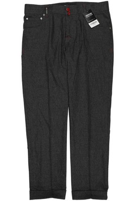 Kiton Stoffhose Herren Hose Pants Chino Gr. W33 Wolle Kaschmir Grau #5xclvl2