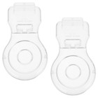 2Pcs Coffee Cup Display Shelf Acrylic Saucer Holder for Dining Organization