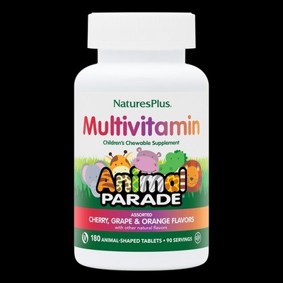 Naturesplus Animal Parade Gold Childrens Multivitamin - Assorted Cherry Orange