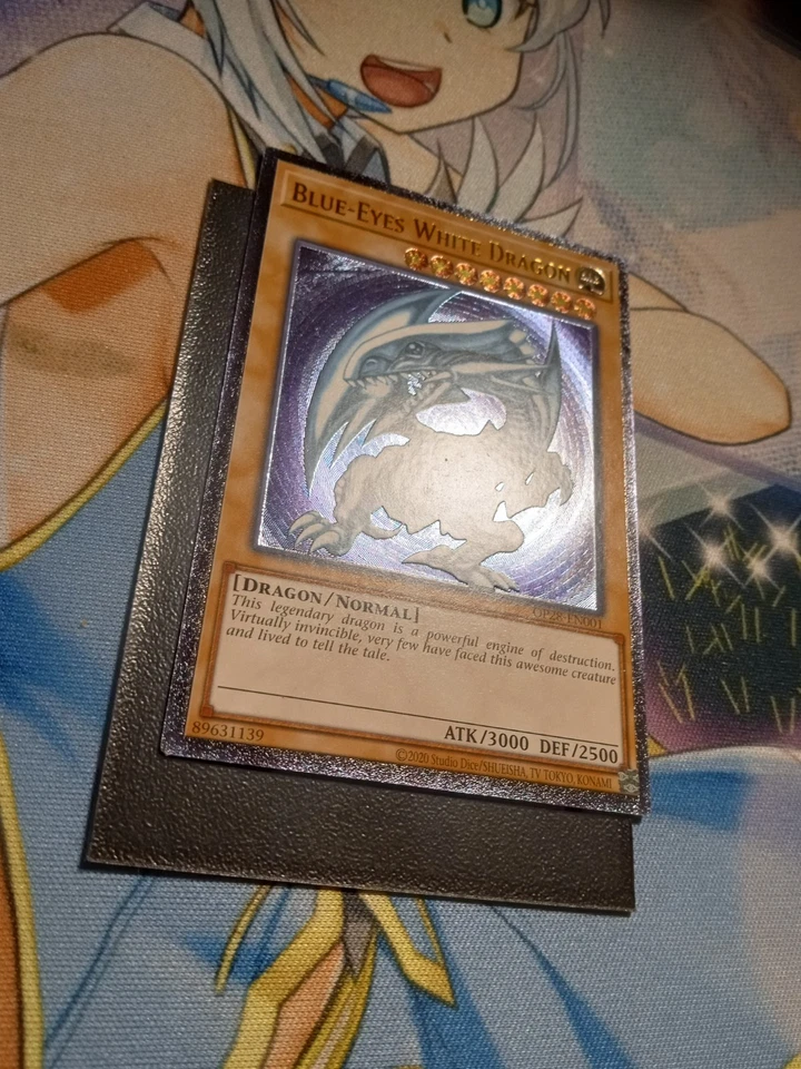 Yu-Gi-Oh! Blue-Eyes White Dragon - OP28-EN001 - NM Ultimate Rare - Image 4 of 4