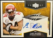 Gary Russell 2007 Upper Deck Autograph Inkcredible #INK-GR Auto RC Steelers