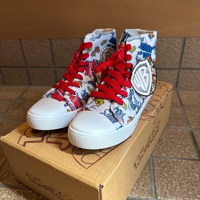 Tom and Jerry High-top sneakers Size 6.5 Prize items Limited Multicolor New