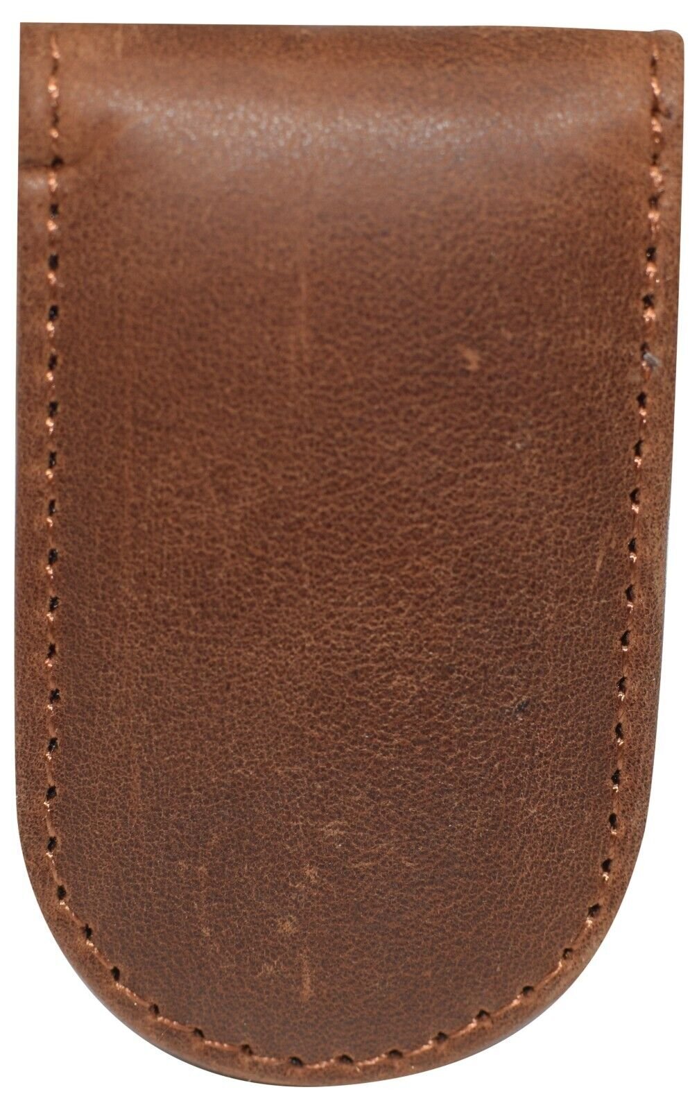 Leather Money Clip - Strong Magnets Holds 30+ Bills for Men - Cash Leather Card-image