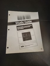 FORD AUTOMATIC TRANSMISSION HYDRAULIC MECHANICAL OPERATION STUDY GUIDE MANUAL 