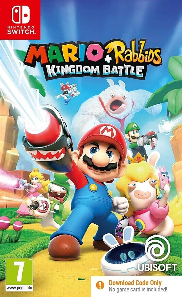 Mario Rabbids Kingdom Battle Nintendo Switch NEW SEALED (code verion)