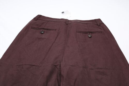 Madewell Women's The Harlow Wide-Leg Pant BE5 Chocolate Raisin Size 10 - Picture 3 of 5