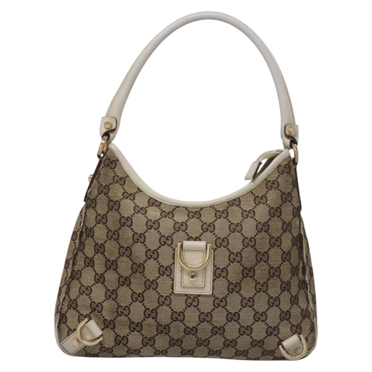 GUCCI GG Canvas Hand Bag Beige Gold 130738 Auth EC836 | eBay GUCCI GG Canvas Hand Bag Beige Gold 130738 Auth EC836 | eBay